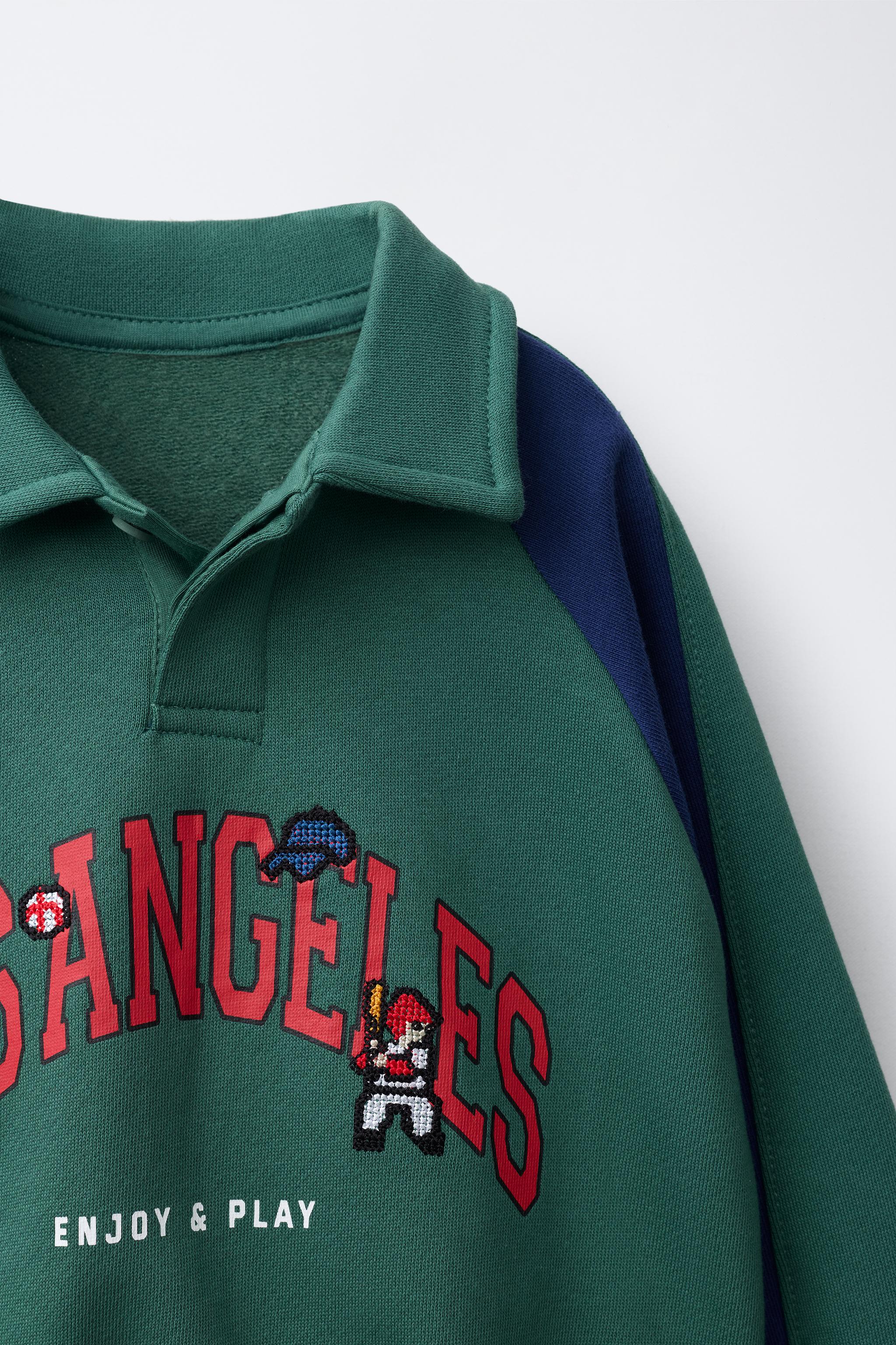 TEXT PRINT SWEATSHIRT